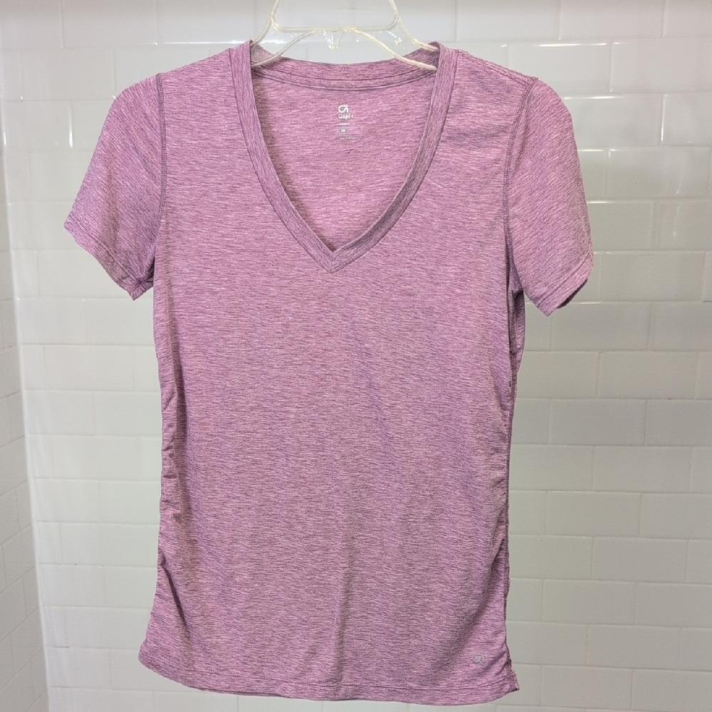 Champion Women's Pink V-Neck Top